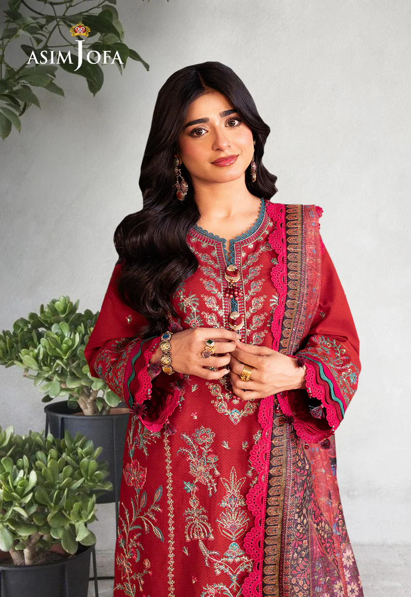AJRA-26 EMBROIDERED JACQUARD 3 PCS - Image 3