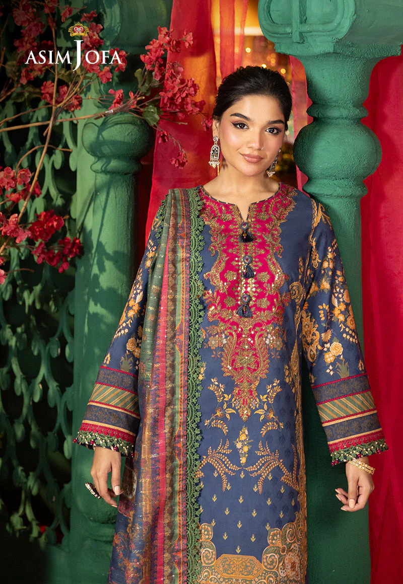 AJRAD-03 EMBROIDERED STITCHED 3 PCS - Image 4