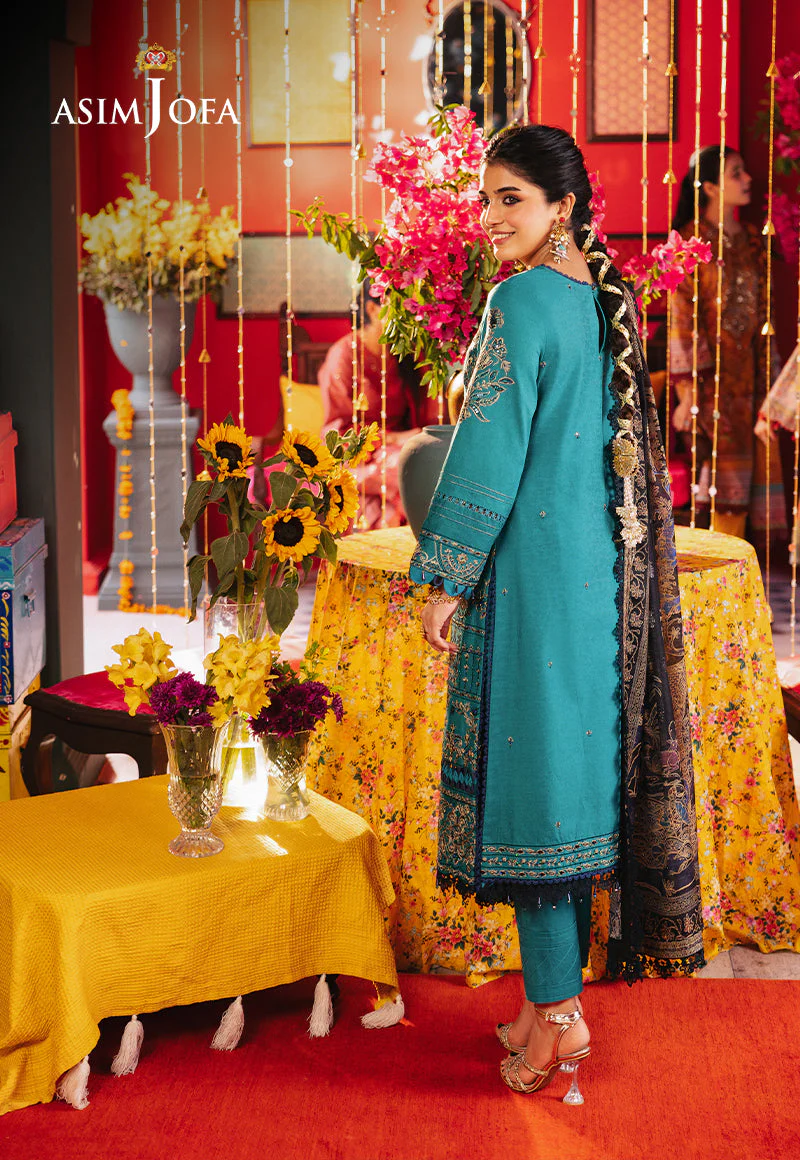 AJRAD-21 EMBROIDERED STITCHED 3 PCS - Image 2
