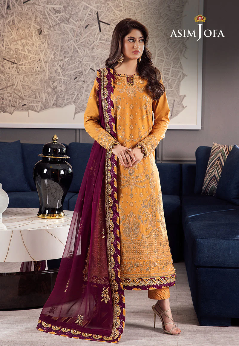 AJRND-05 EMBROIDERED STITCHED 3 PCS - Image 3