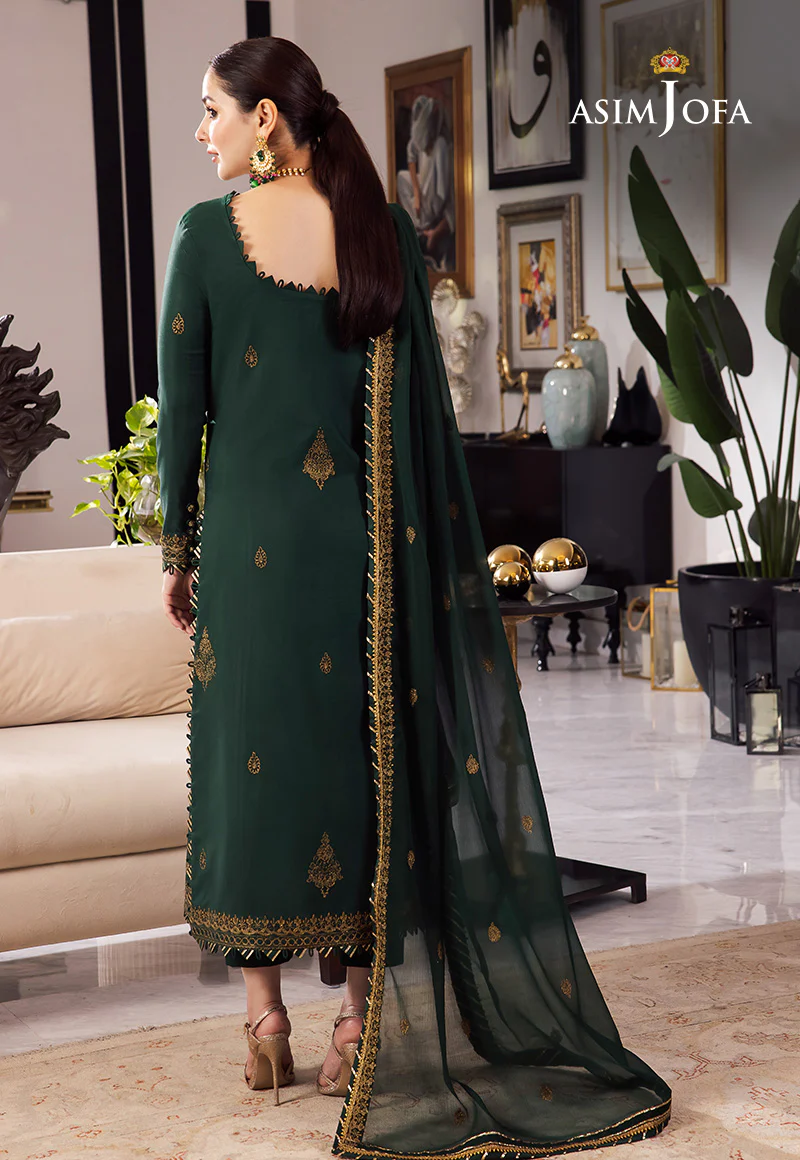 AJRN-18 EMBROIDERED LAWN SILK 3 PCS - Image 2