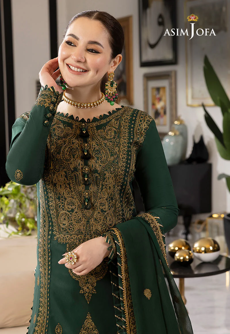 AJRND-18 EMBROIDERED LAWN SILK 3 PCS - Image 7