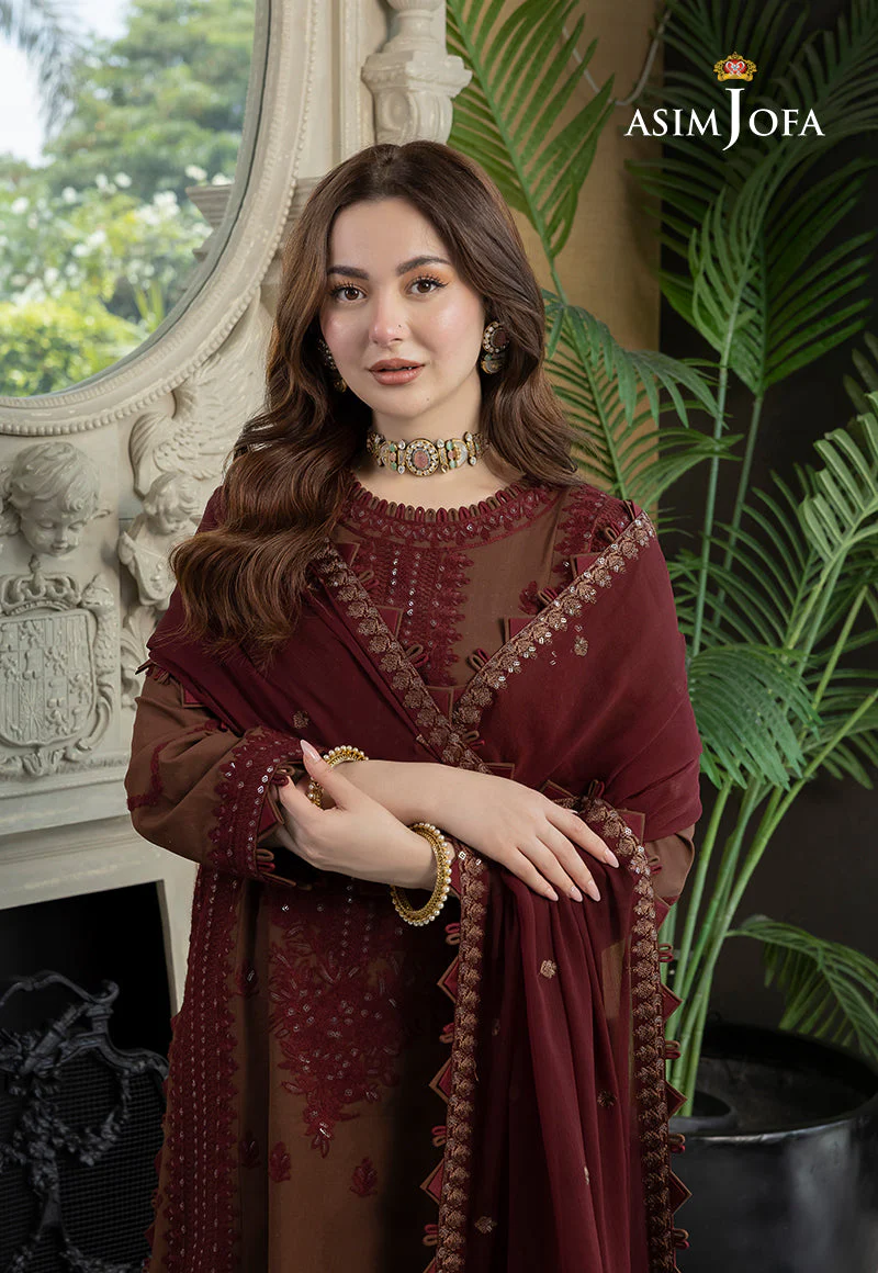 AJRND-14-XS EMBROIDERED LAWN SILK 3 PCS - Image 6