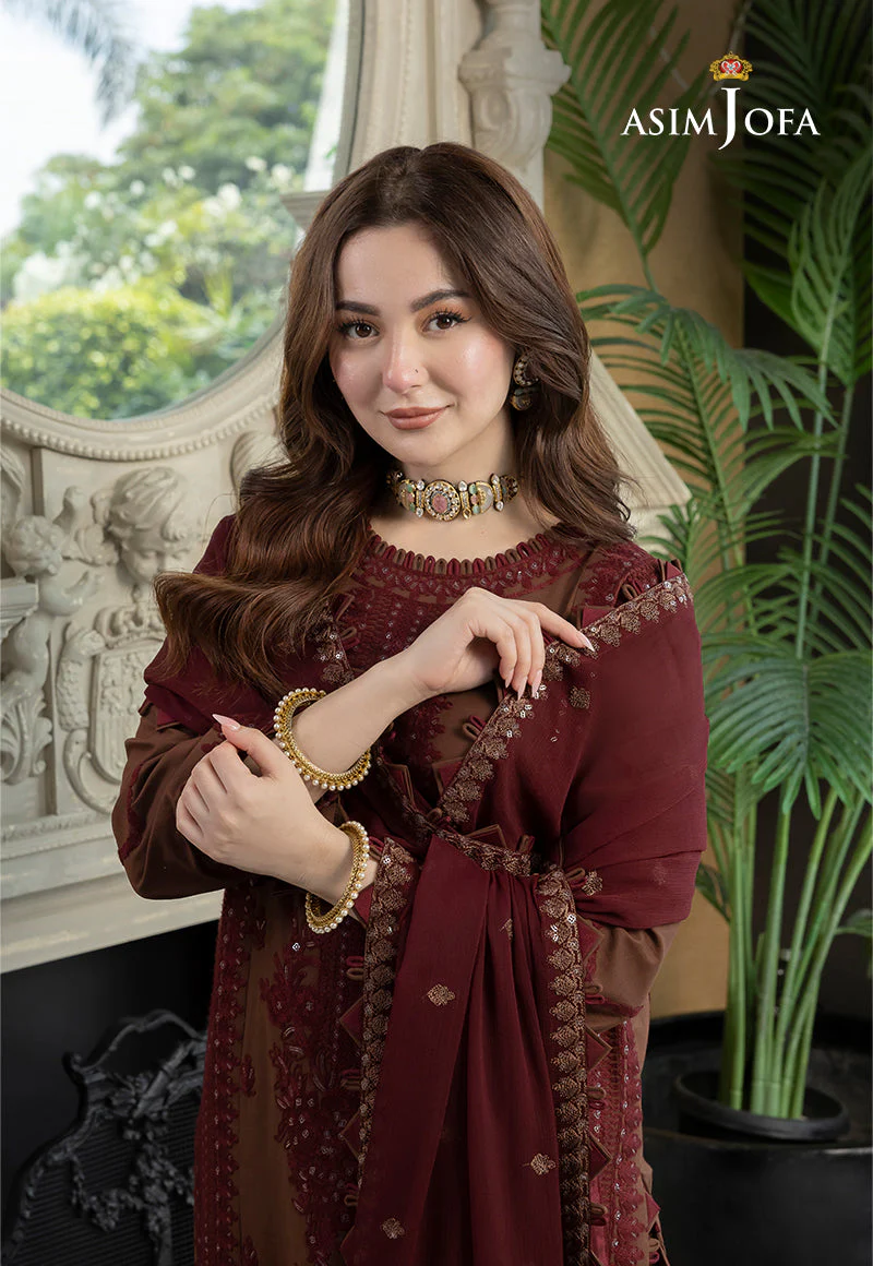 AJRND-14-XS EMBROIDERED LAWN SILK 3 PCS - Image 8