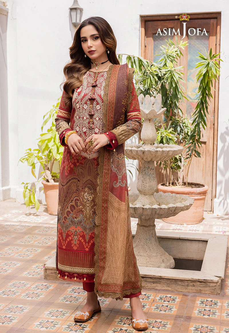 AJRWD-01 EMBROIDERED STITCHED 3 PCS - Image 4