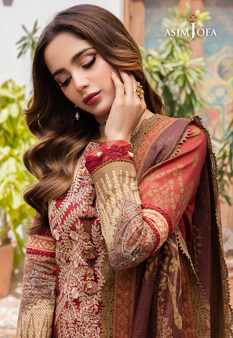 AJRWD-01 EMBROIDERED STITCHED 3 PCS - Image 7