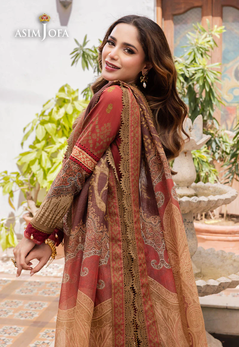 AJRWD-01 EMBROIDERED STITCHED 3 PCS - Image 8