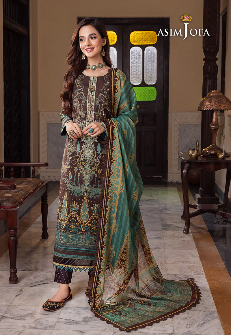 AJRW-09 EMBROIDERED PREMIUM WINTER COTTON 3 PCS