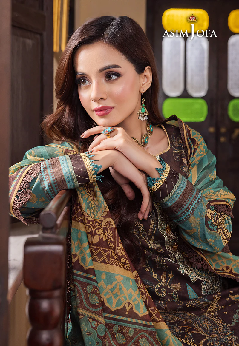 AJRW-09 EMBROIDERED PREMIUM WINTER COTTON 3 PCS - Image 5
