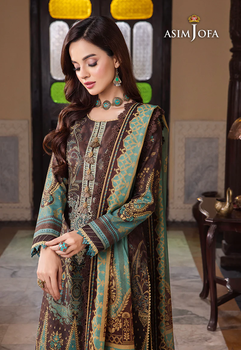 AJRW-09 EMBROIDERED PREMIUM WINTER COTTON 3 PCS - Image 9
