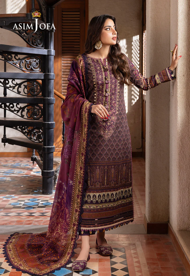 AJRWD-16 EMBROIDERED SLUB 3 PCS - Image 2