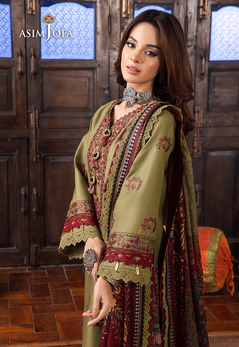 AJRW-30 EMBROIDERED PREMIUM WINTER COTTON 3 PCS - Image 6