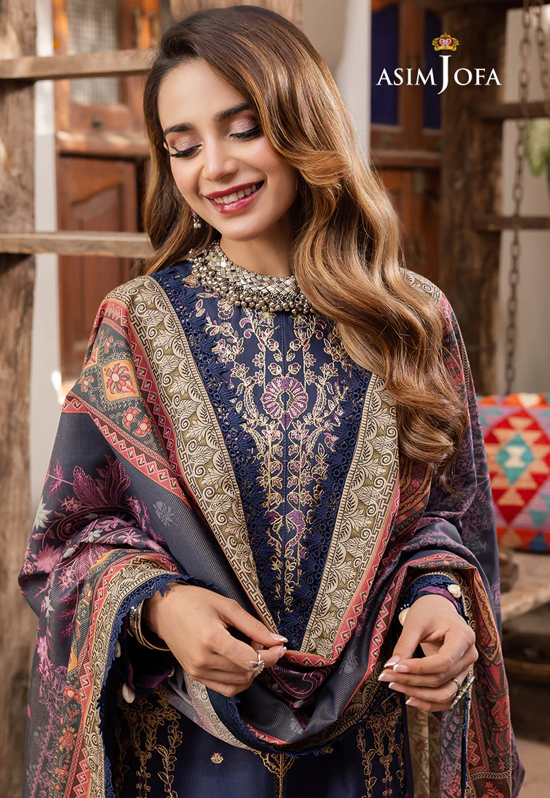 AJRW-31 EMBROIDERED PREMIUM WINTER COTTON 3 PCS - Image 2
