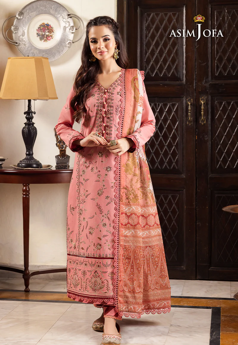 AJRW-35 EMBROIDERED SLUB 3 PCS