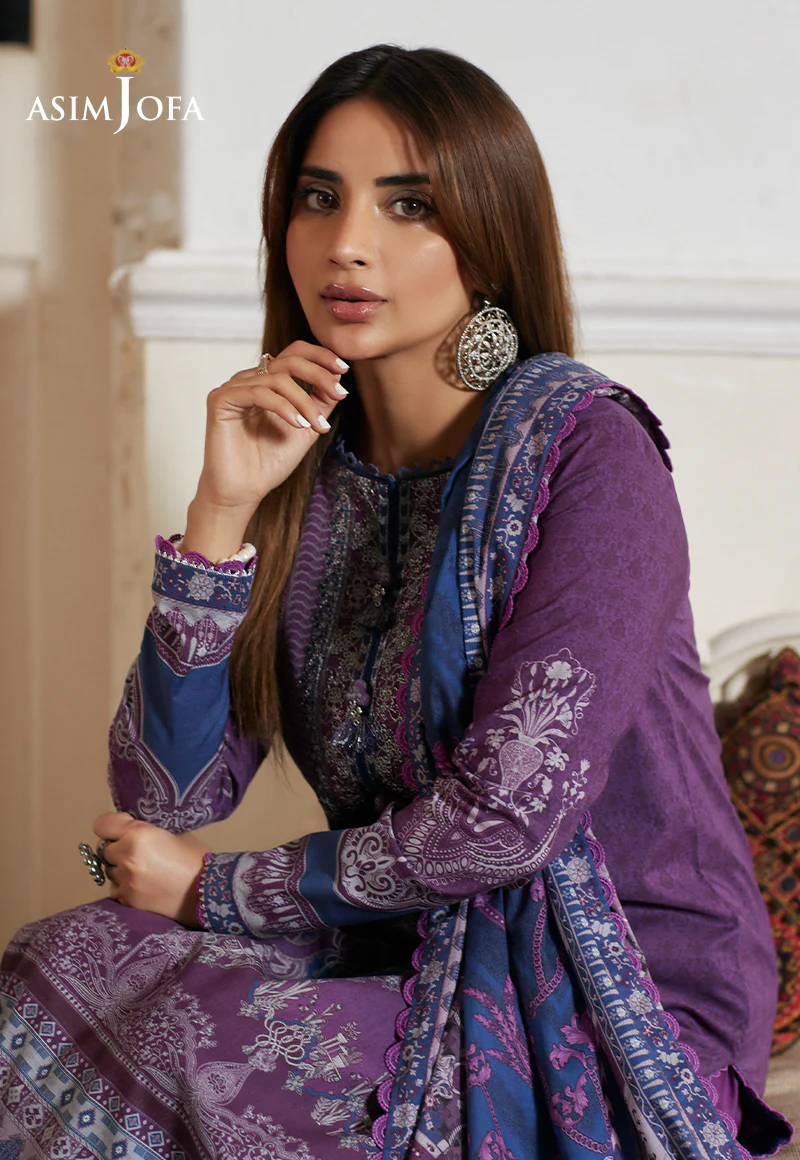 AJS-14 EMBROIDERED LAWN 2 PCS - Image 6