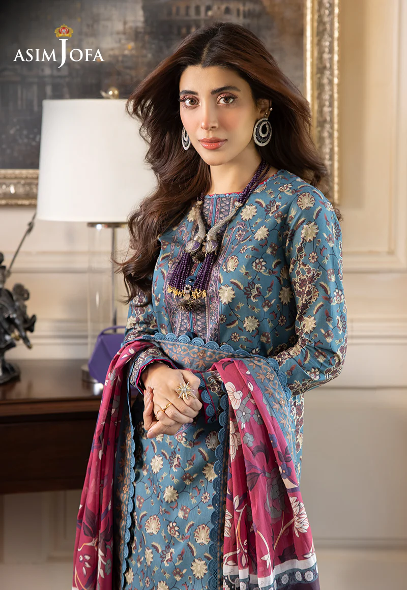 AJS-27 PRINTED LAWN 2 PCS - Image 3