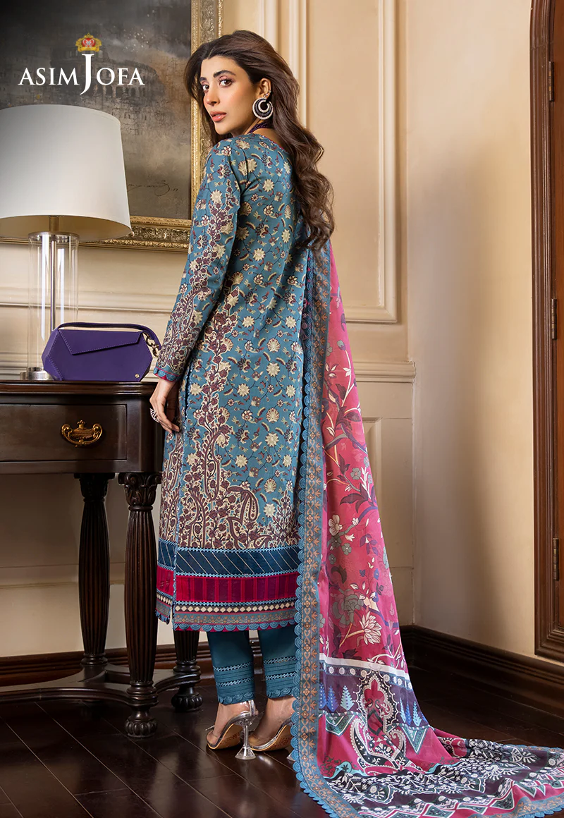 AJS-27 PRINTED LAWN 2 PCS - Image 5