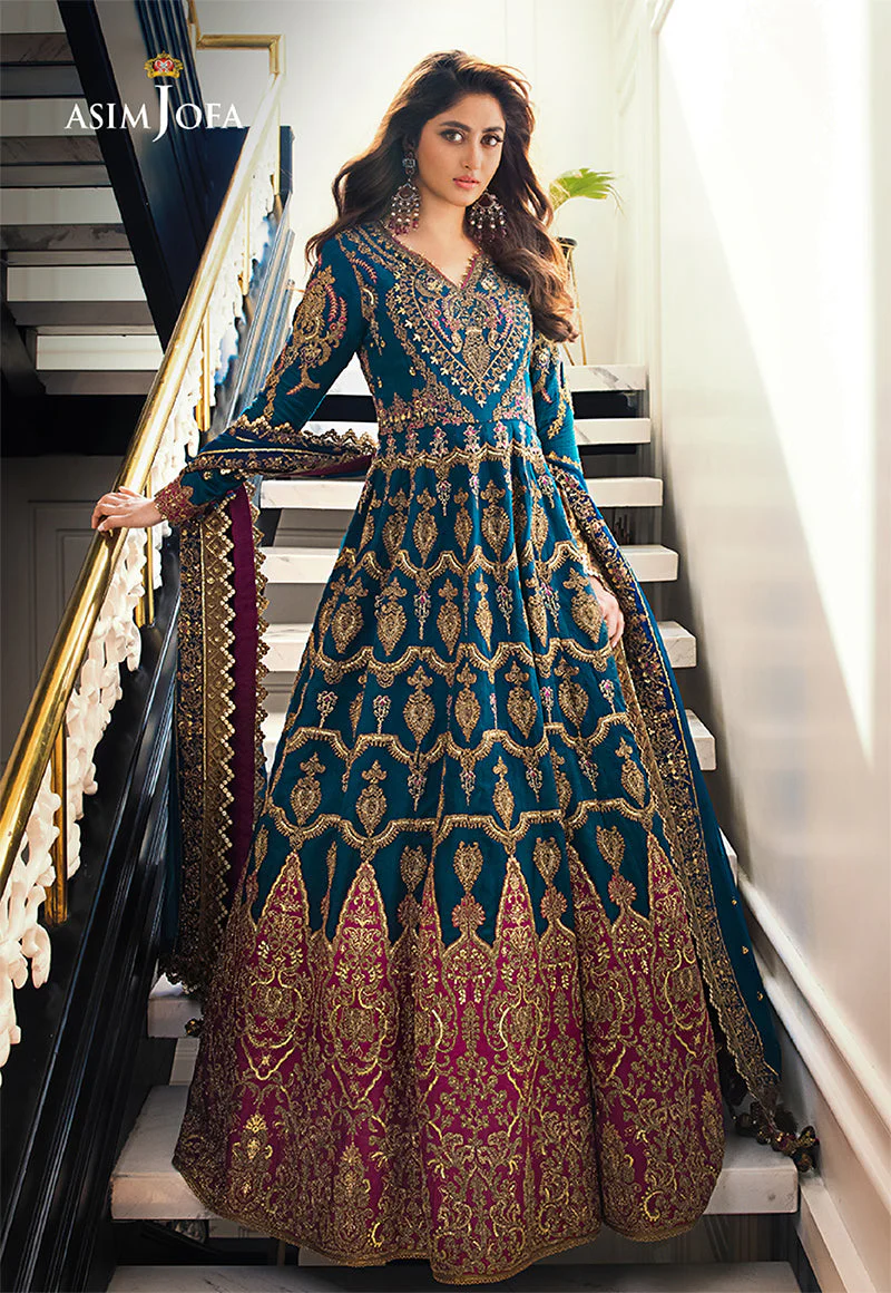 AJSED-01 EMBROIDERED STITCHED 3 PCS
