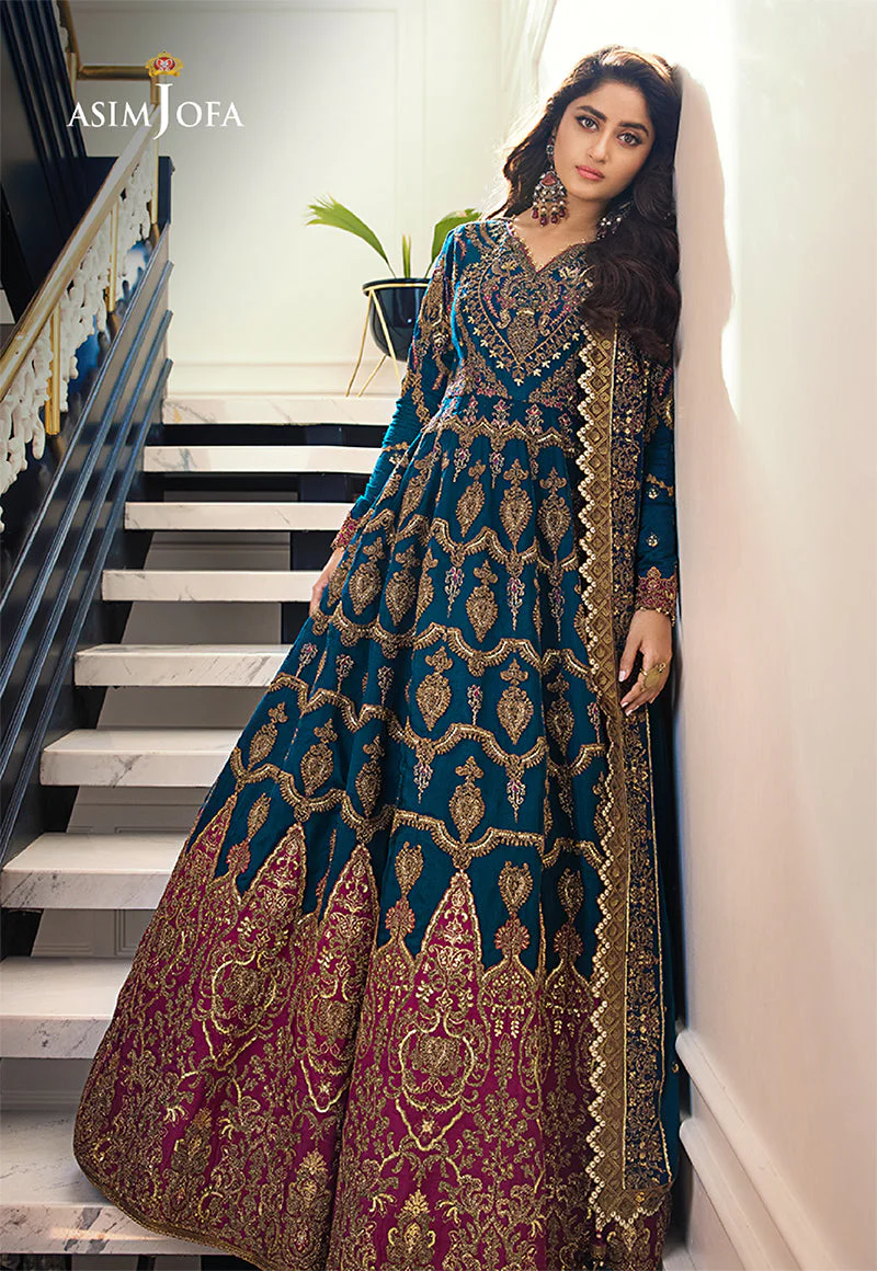 AJSED-01 EMBROIDERED STITCHED 3 PCS - Image 6
