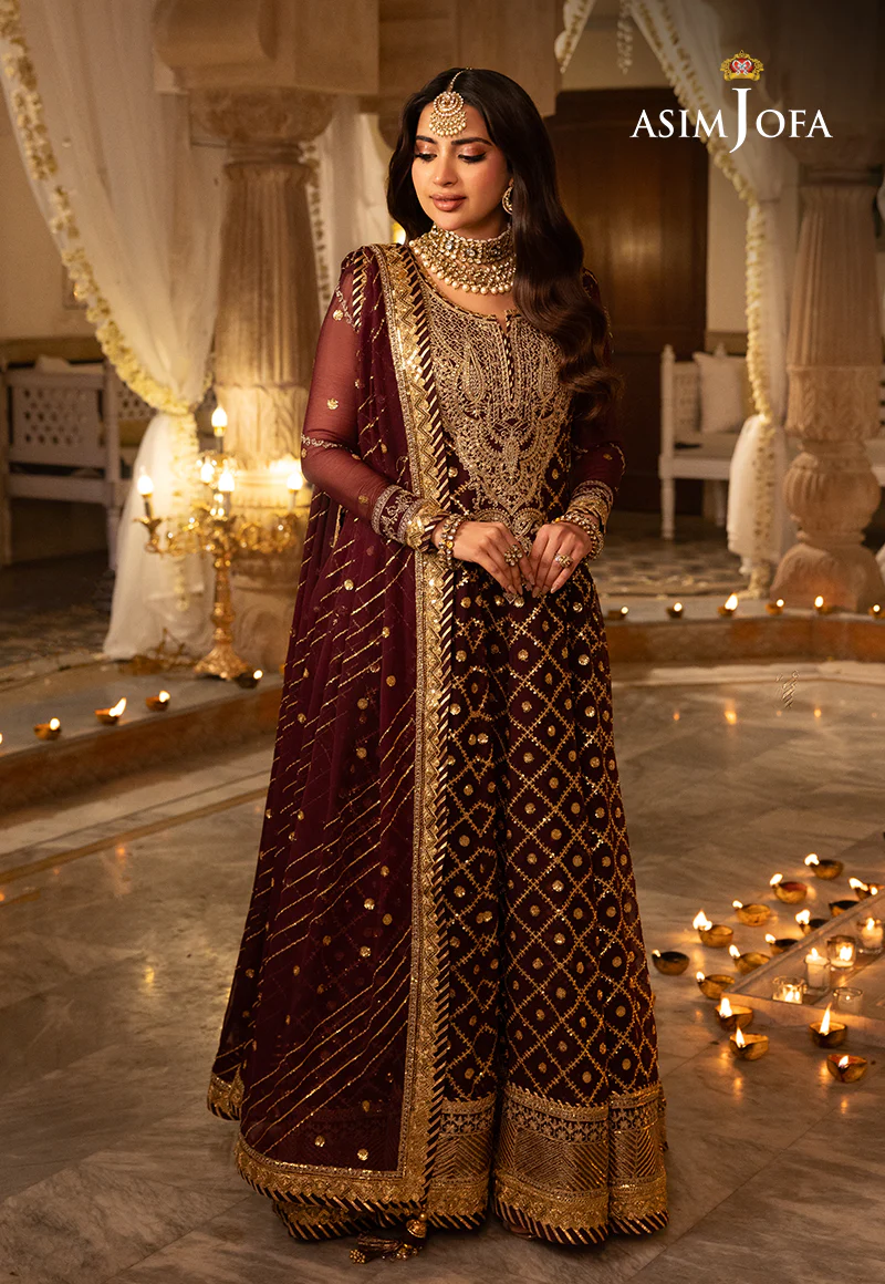 AJSH-04 EMBROIDERED CHIFFON 3 PCS - Image 11