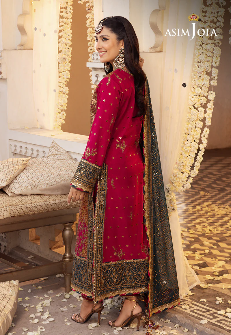 AJSHD-19 EMBROIDERED STITCHED 3 PCS - Image 2