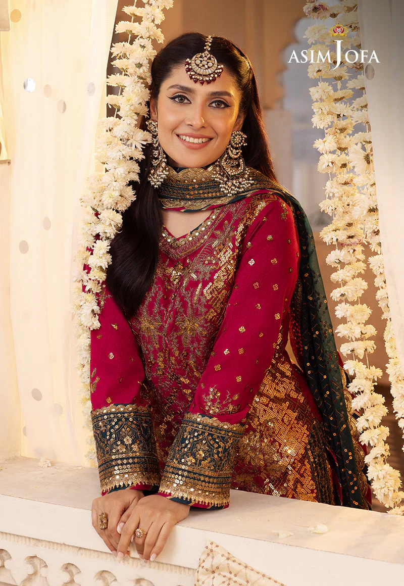 AJSHD-19 EMBROIDERED STITCHED 3 PCS - Image 3