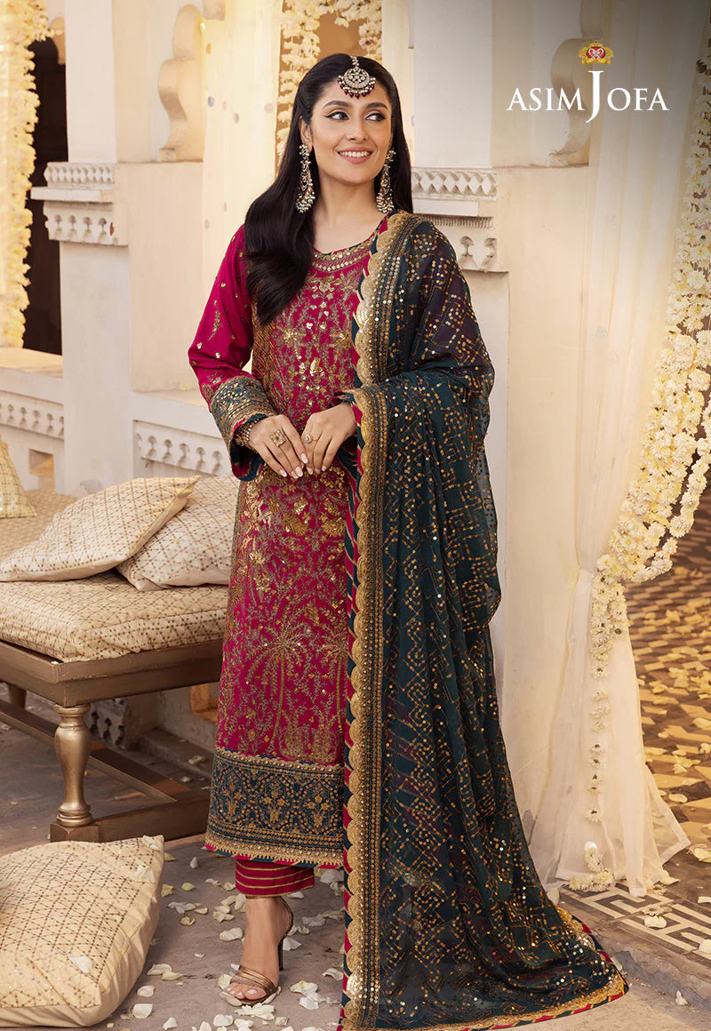 AJSHD-19 EMBROIDERED STITCHED 3 PCS - Image 9