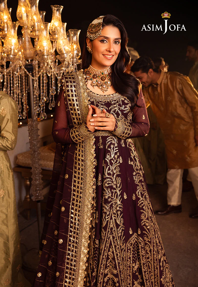 AJSHD-02 EMBROIDERED CHIFFON STITCHED 3 PCS - Image 10