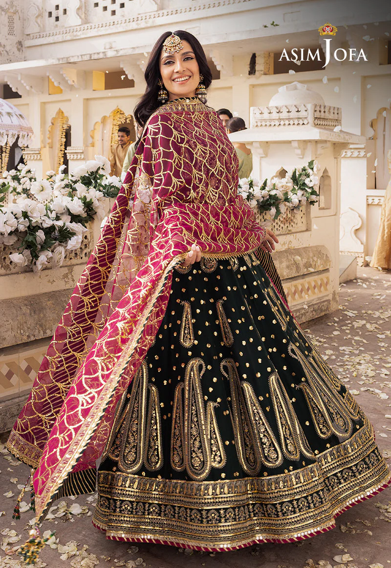 AJSHP-11 EMBROIDERED RAW SILK STITCHED 3 PCS - Image 5