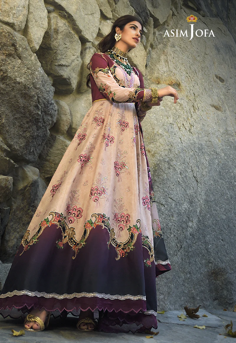 AJSL-17 EMBROIDERED LAWN 3 PCS - Image 5