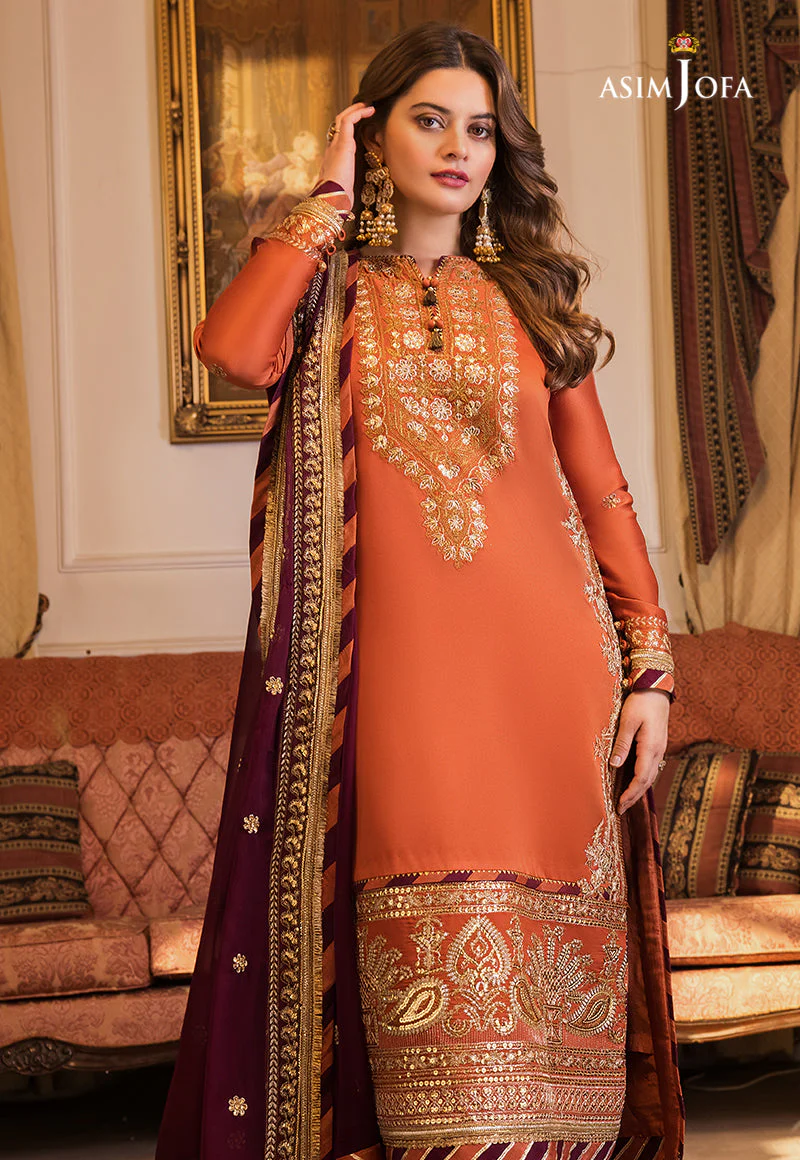 AJSM-12 EMBROIDERED DULL SILK 3 PCS - Image 5