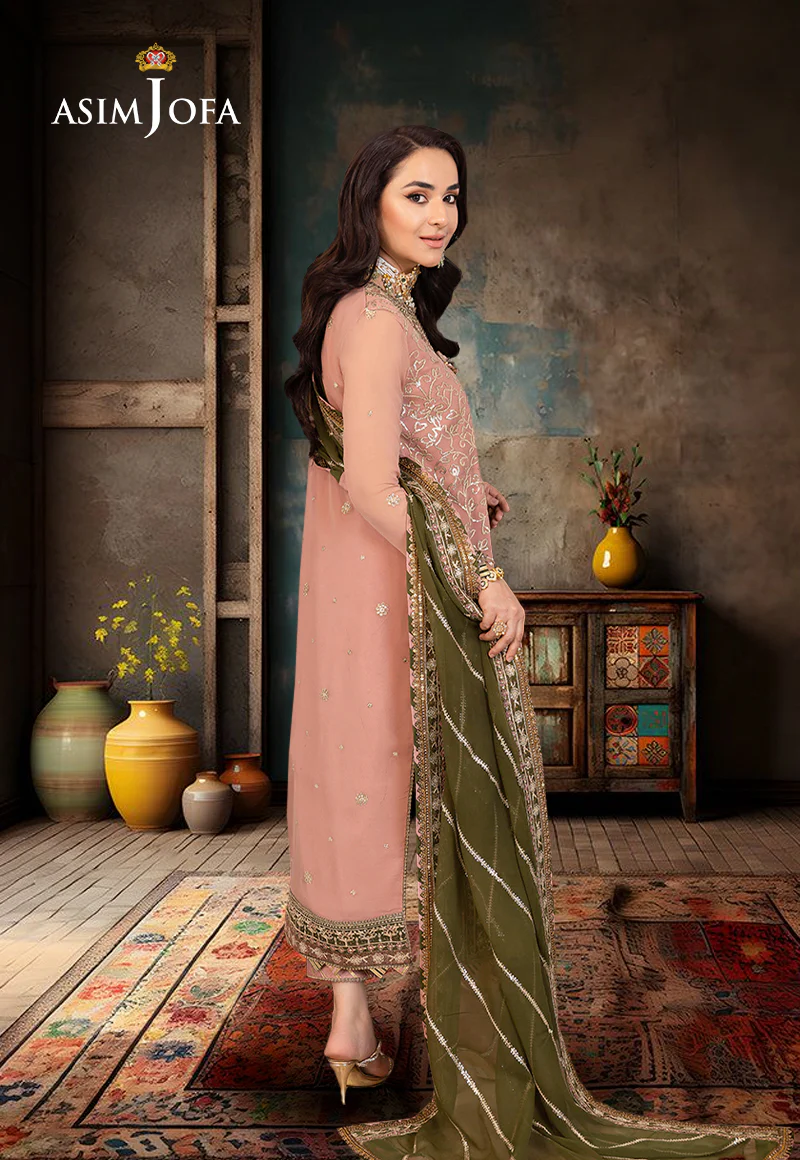 AJSM-40 EMBROIDERED CHIFFON 3 PCS - Image 2