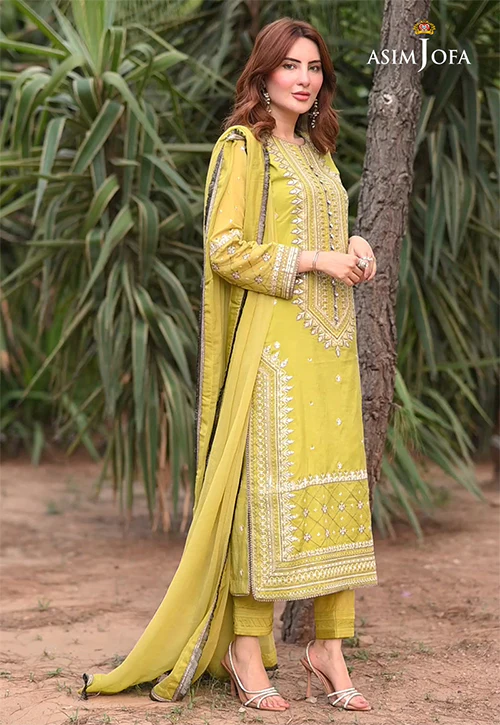 AJSM-41 EMBROIDERED PAPER COTTON 3 PCS - Image 9