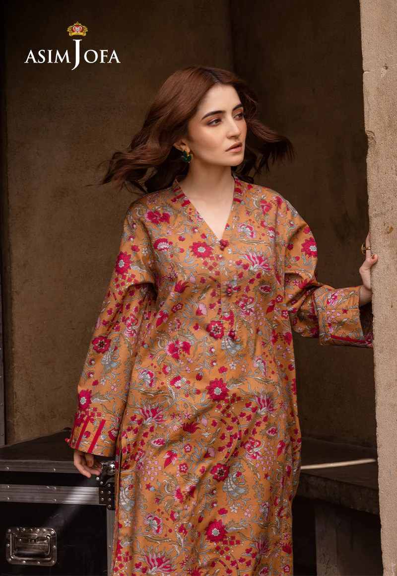 Ajso-177 Unstitched 2 Pcs Shirt Trouser - Image 4