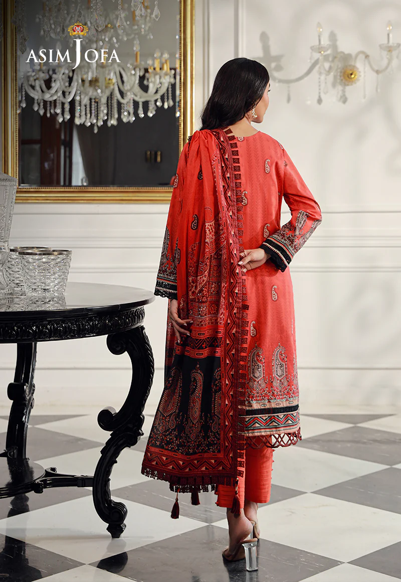 Ajso-22 Unstitched Dupatta 1 Pc Dupatta - Image 2