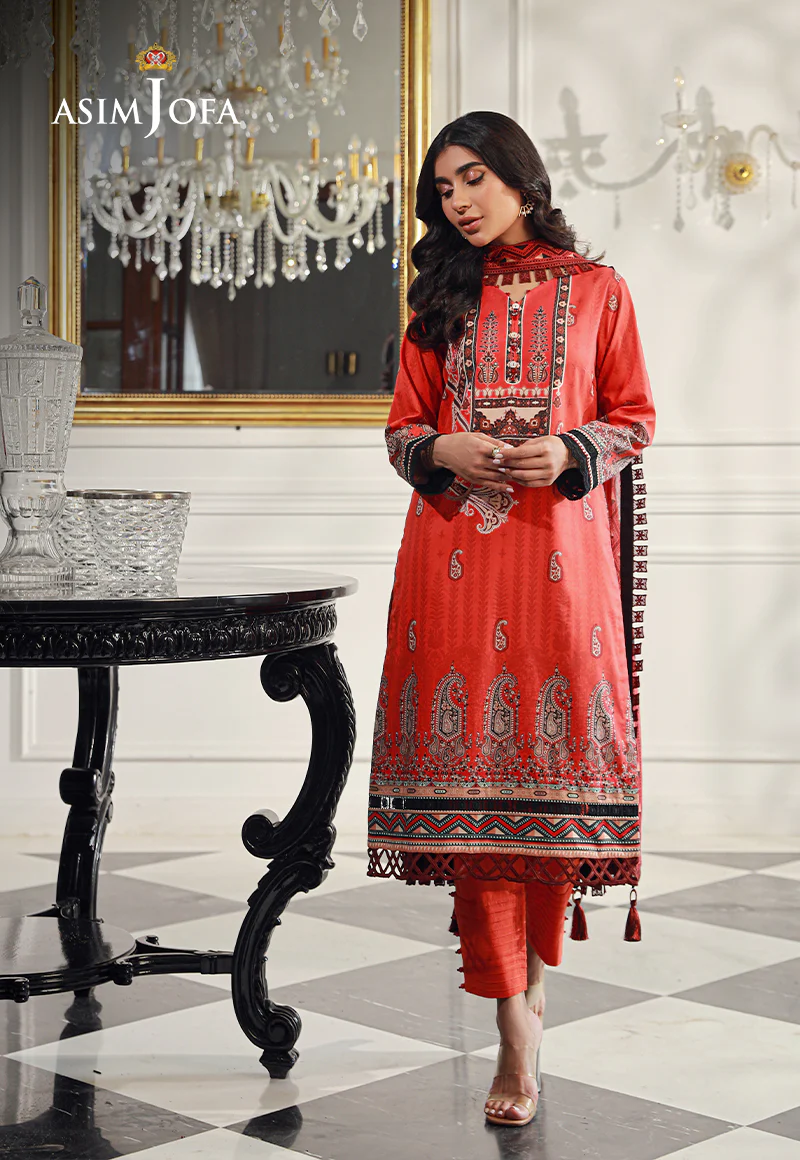 Ajso-22 Unstitched Dupatta 1 Pc Dupatta - Image 4