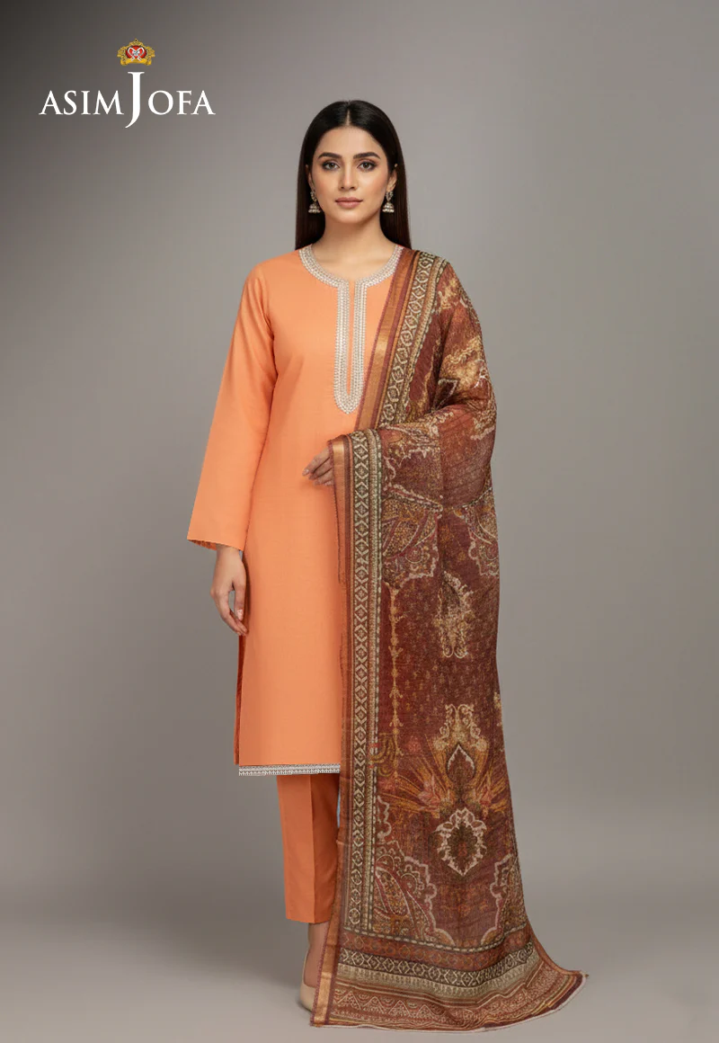 AJSO-351 Unstitched 2 Pcs Shirt Dupatta