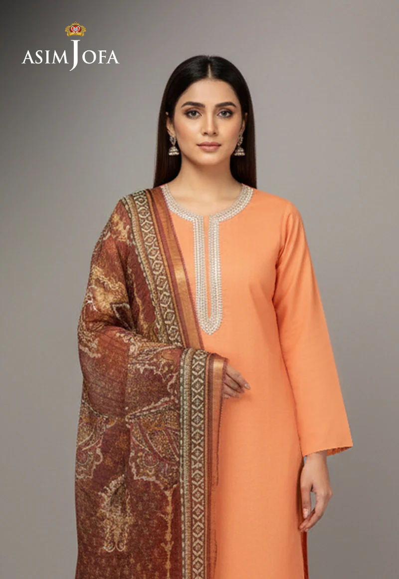 AJSO-351 Unstitched 2 Pcs Shirt Dupatta - Image 2