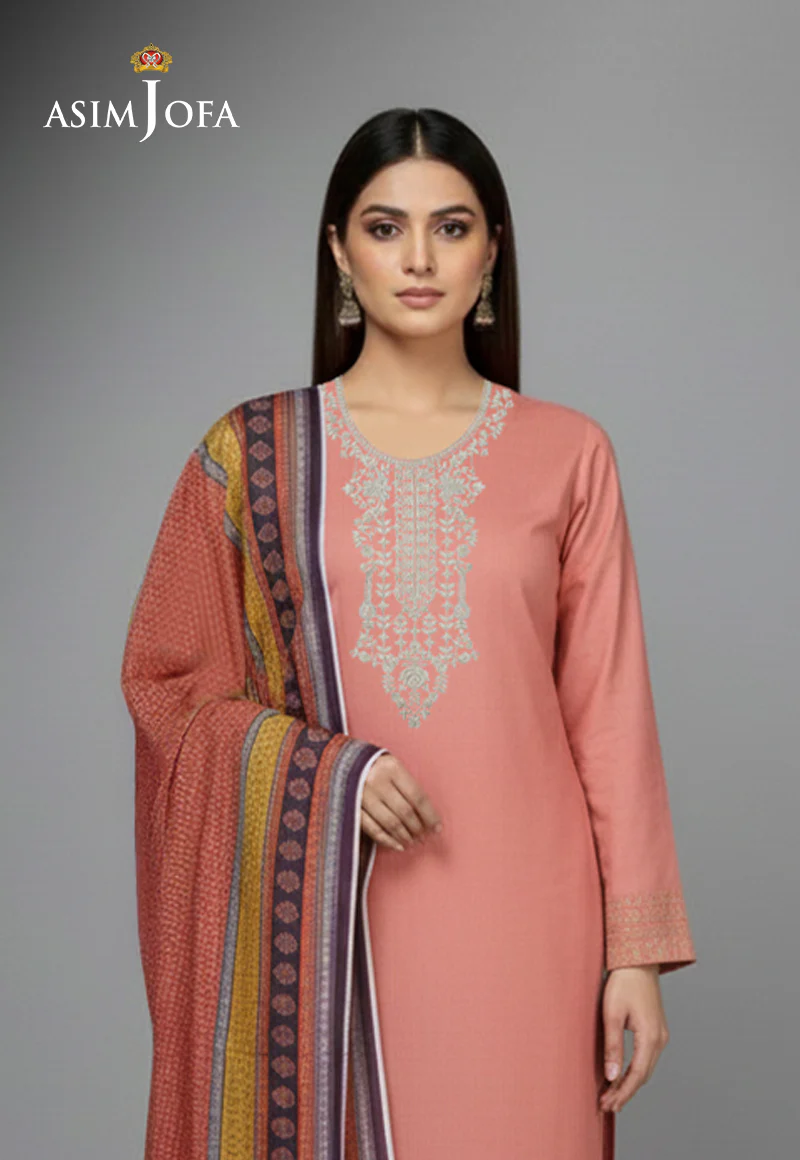 AJSO-353 Unstitched 2 Pcs Shirt Dupatta - Image 2