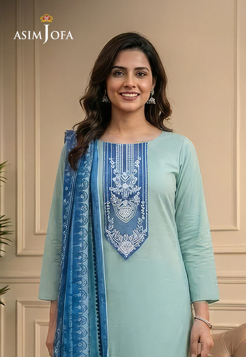 AJSO-362 Unstitched 2 Pcs Shirt Dupatta - Image 2
