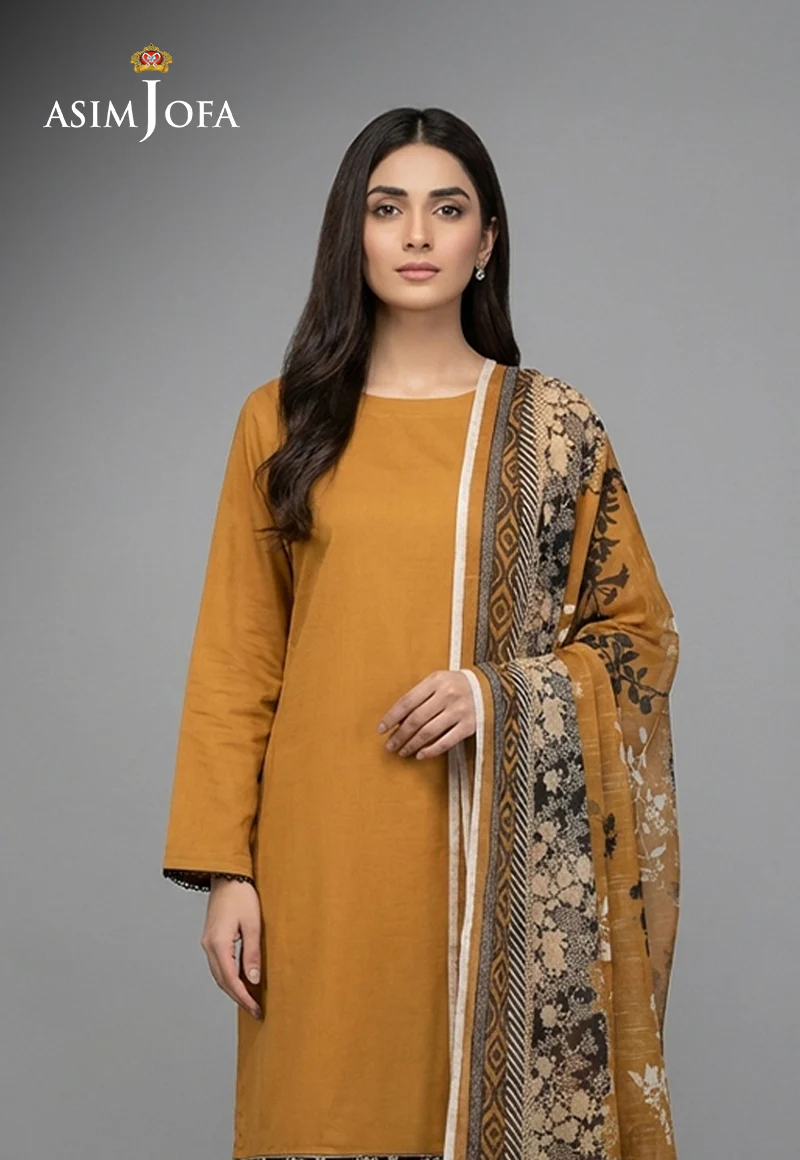 AJSO-375 Unstitched 2 Pcs Shirt Dupatta - Image 2