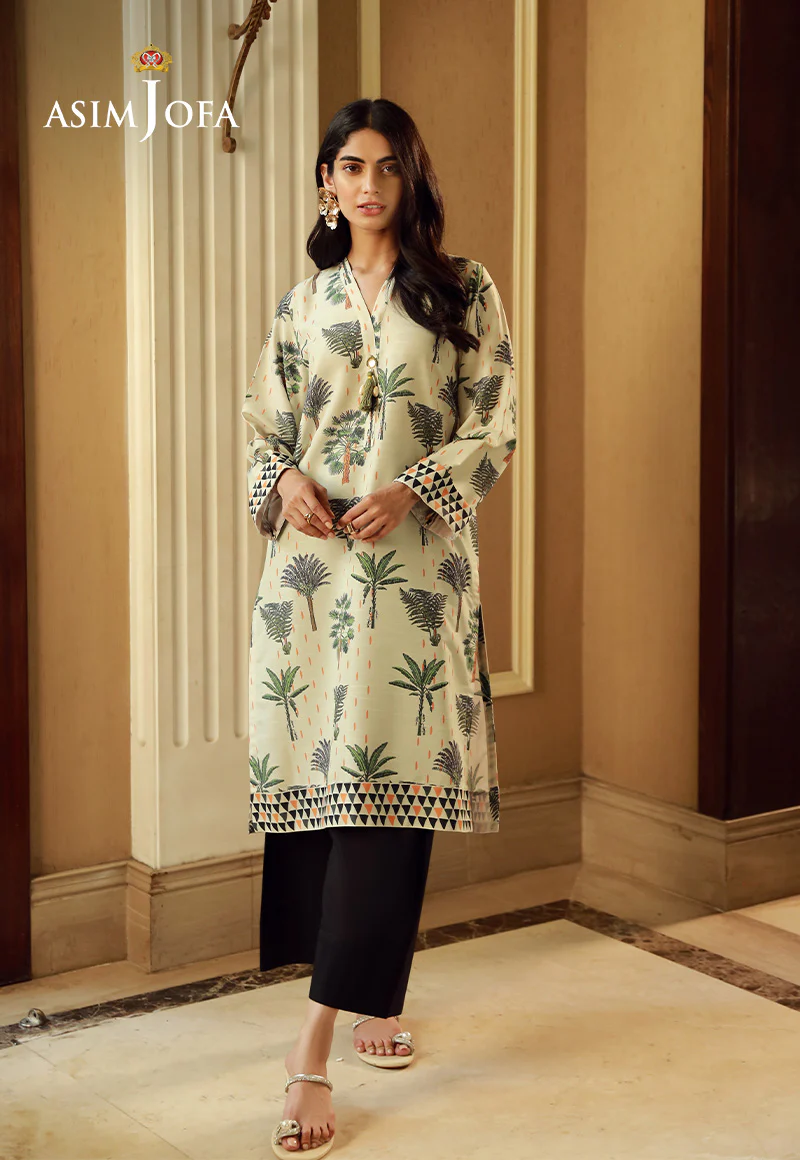 AJSS-01 PRINTED RAW SILK 1PC - Image 3