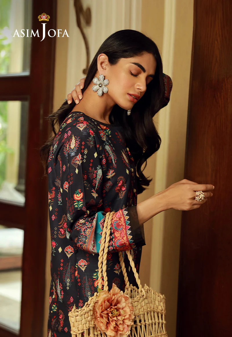 AJSS-02 PRINTED RAW SILK 1PC - Image 5