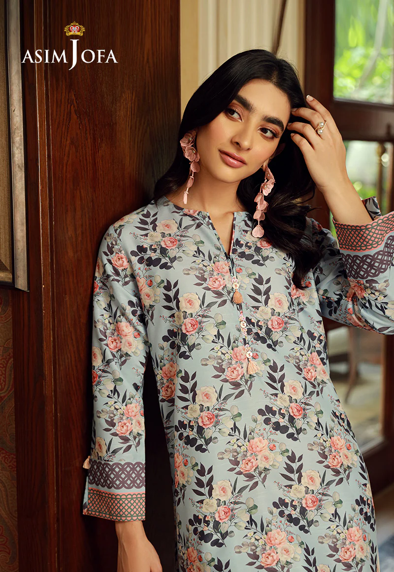 AJSS-06 PRINTED RAW SILK 1PC - Image 4