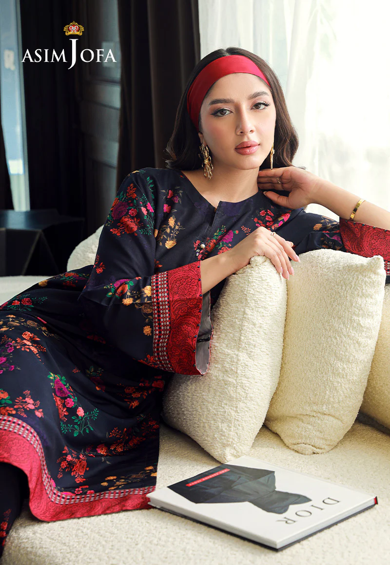 AJSS-09 PRINTED RAW SILK 2PCS - Image 5