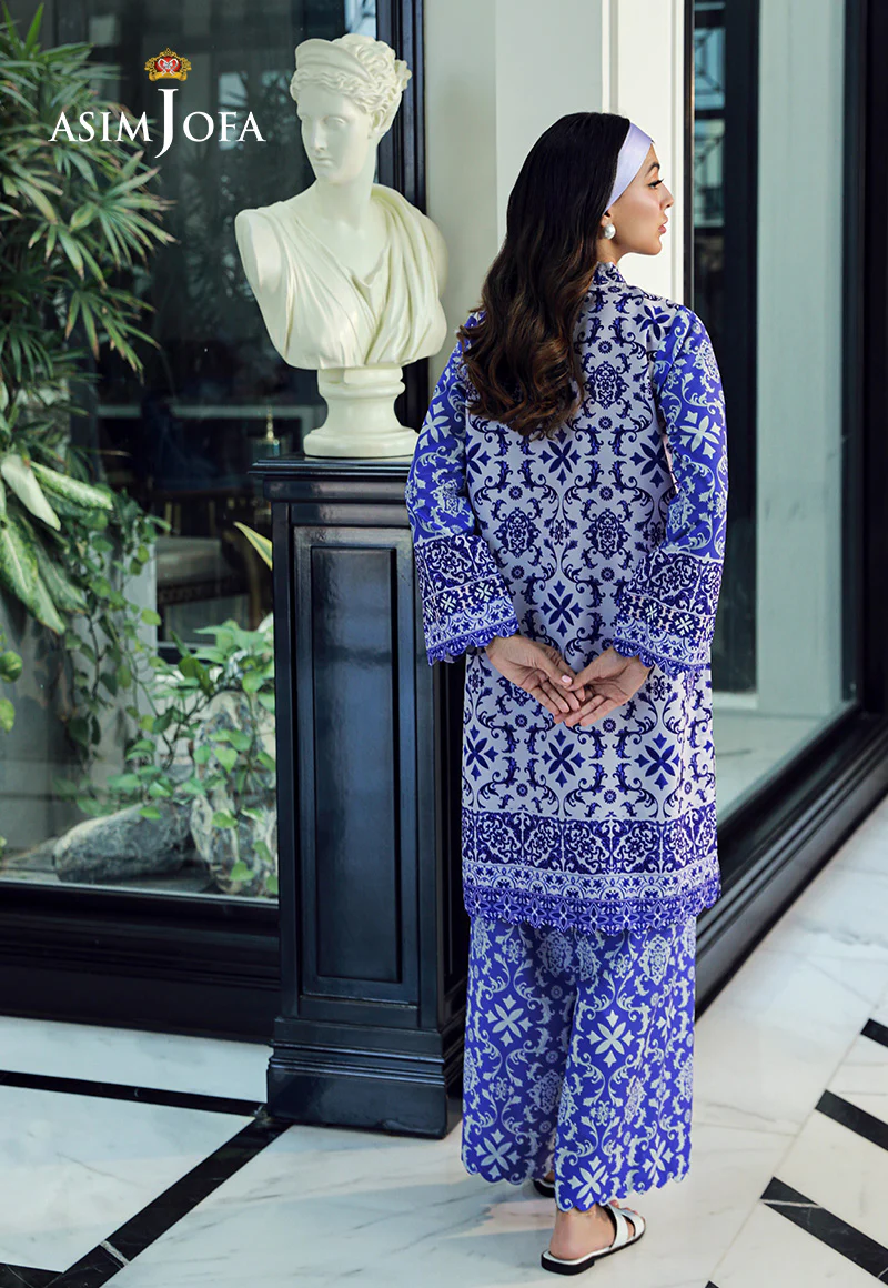 AJSS-14 PRINTED RAW SILK 2PCS - Image 2