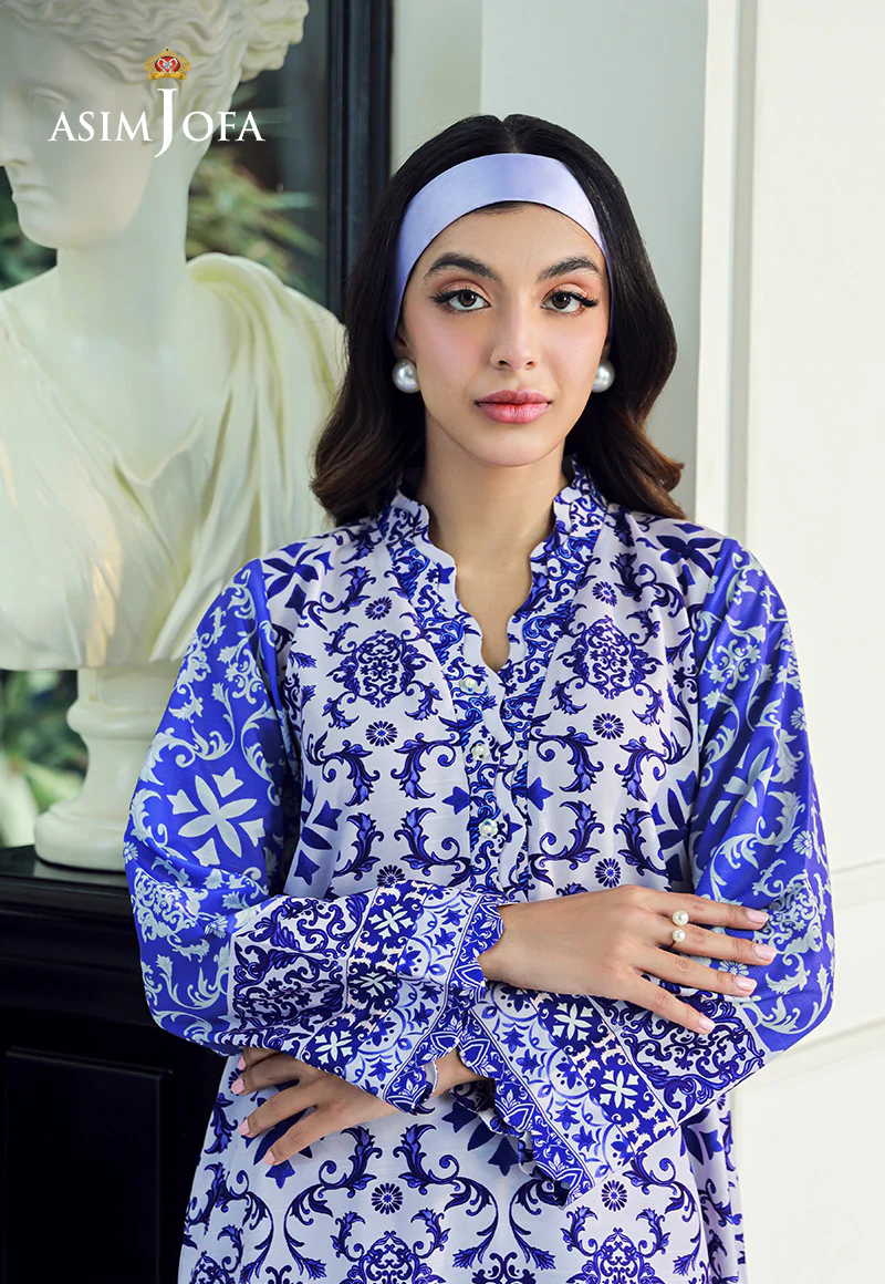 AJSS-14 PRINTED RAW SILK 2PCS - Image 7