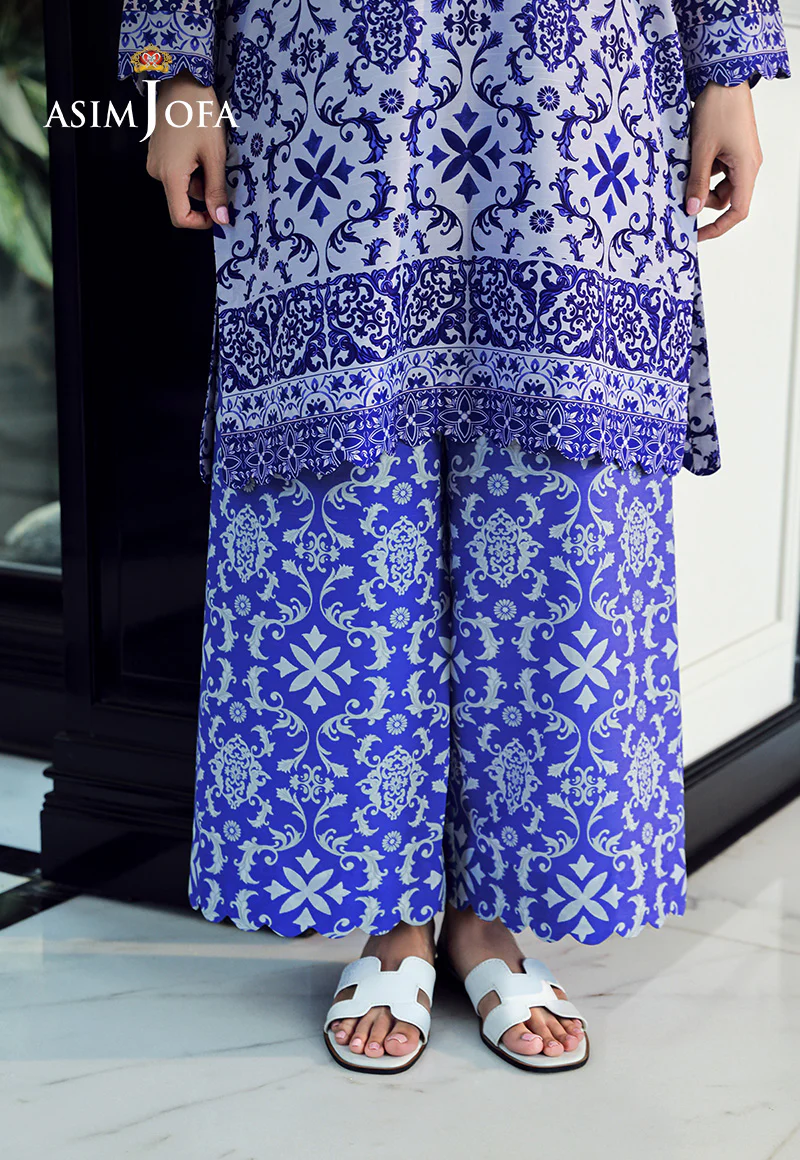 AJSS-14 PRINTED RAW SILK 2PCS - Image 8