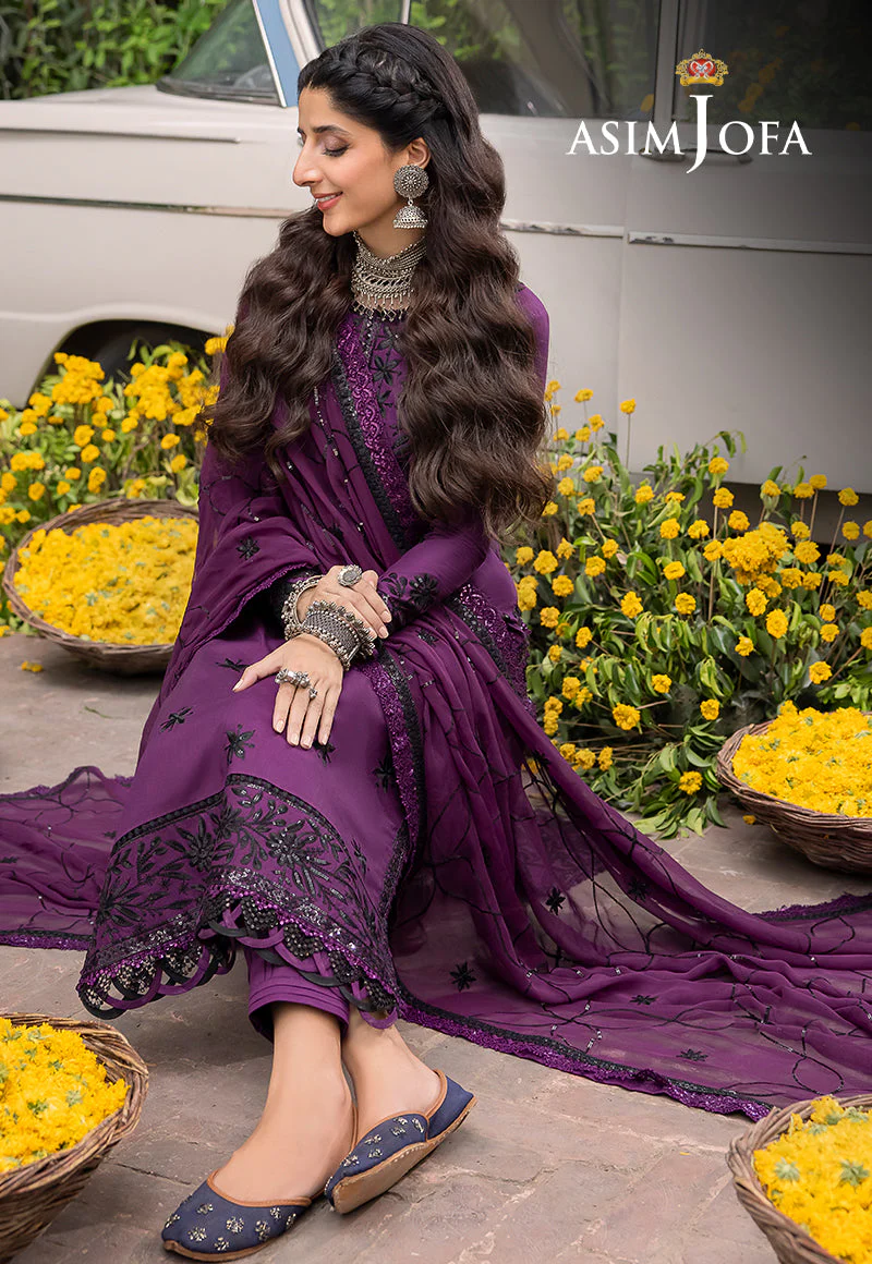 AJSWD-03 EMBROIDERED STITCHED 3 PCS - Image 4