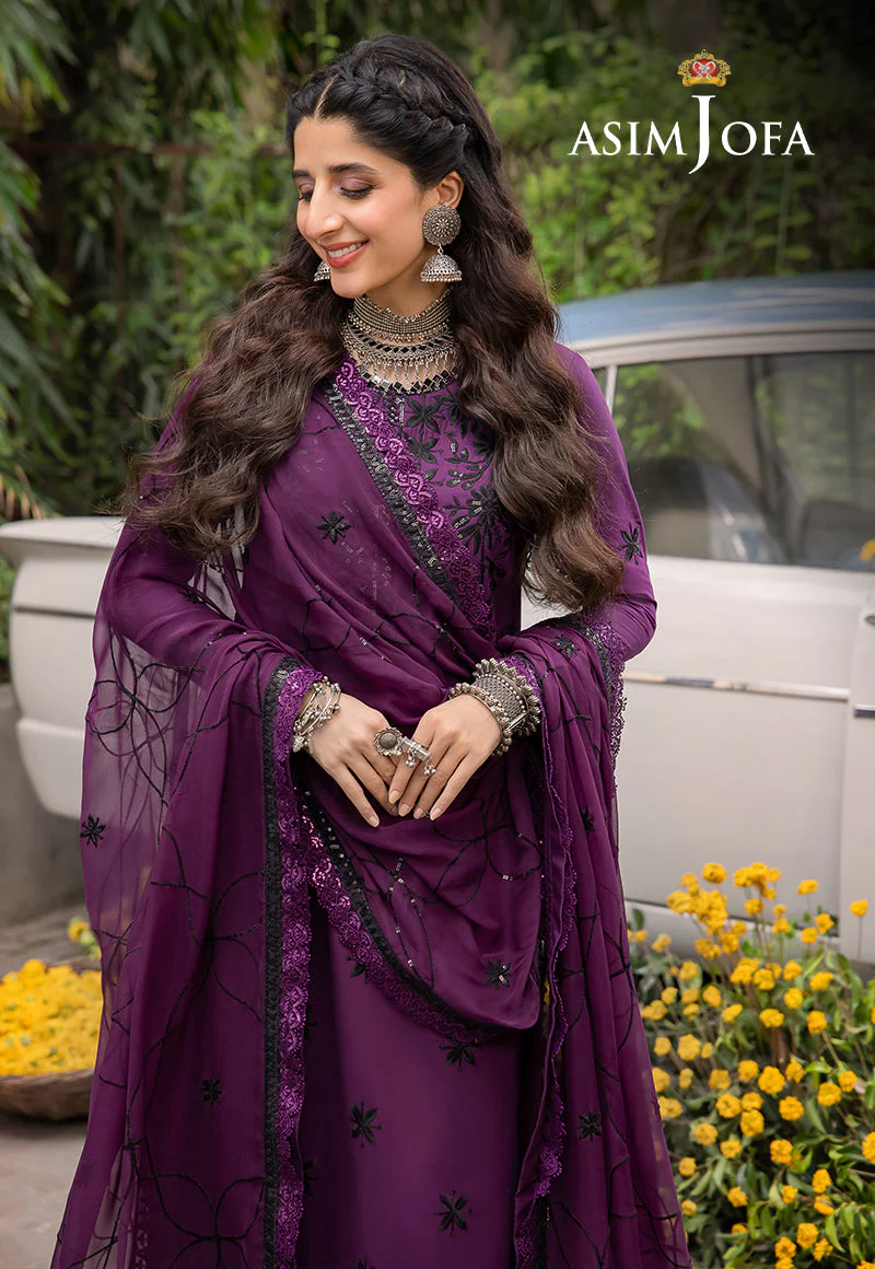 AJSWD-03 EMBROIDERED STITCHED 3 PCS - Image 5